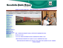 Tablet Screenshot of greenfieldspublicschool.com